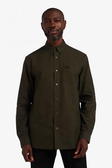 Fred Perry Oxford Miesten Paidat Vihreä | FI 1534HAPK